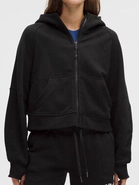 Lululemon Black Full Zip Scuba Hoodie